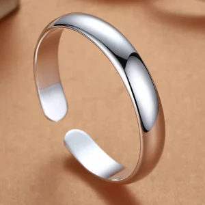 925 Sterling Silver Hiphop Thick Chain Bracelet for Women Men Vintage Simple Handmade Hasp Bracelet Birthday Gift