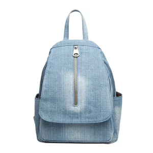 Denim Canvas Women Backpack Big Capacity